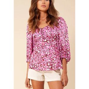 Hale Bob JeneseโSilk Top Blouse Sz. M